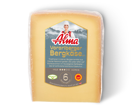 Alma Bergkäse Portion 6+ Monate gereift